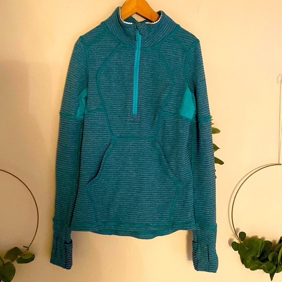Ivivva Lululemon smooth as ice pullover 1/2 zip long sleeve top - Picture 1 of 11